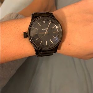 Black Nixon watch